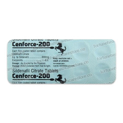 Cenforce 200mg - Black Viagra (Sildenafil Citrate)